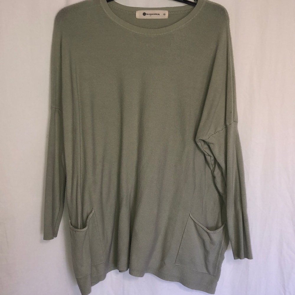 The Impeccable Pig Long Sweater Shirt with Pockets